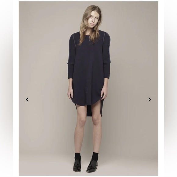 3.1 Phillip Lim Dresses & Skirts - 3.1 Phillip Lim Framed Silhouette Long Sleeve Navy Dress with pockets sz 4